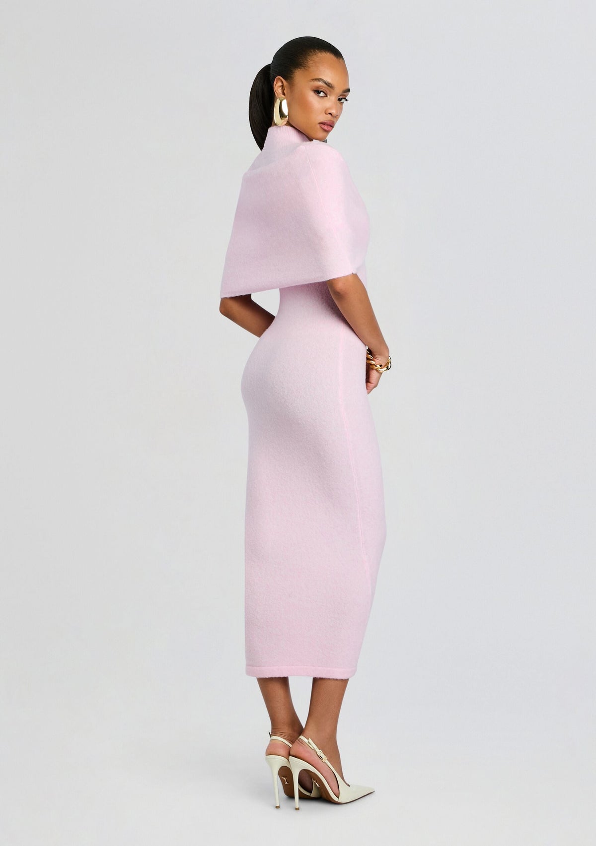 Wisteria Knit Midi Dress
