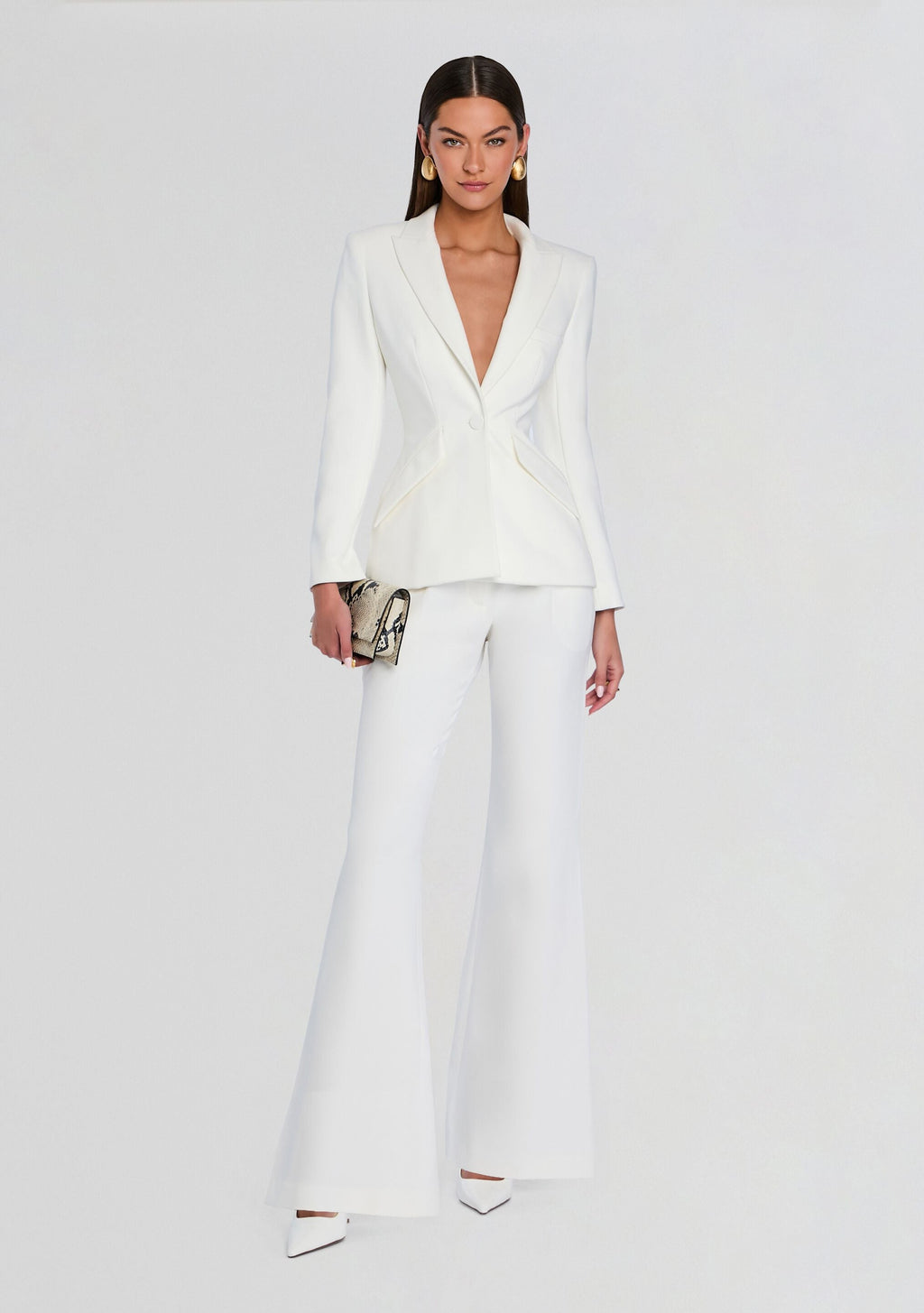 Pin Tuck Palazzo Pants