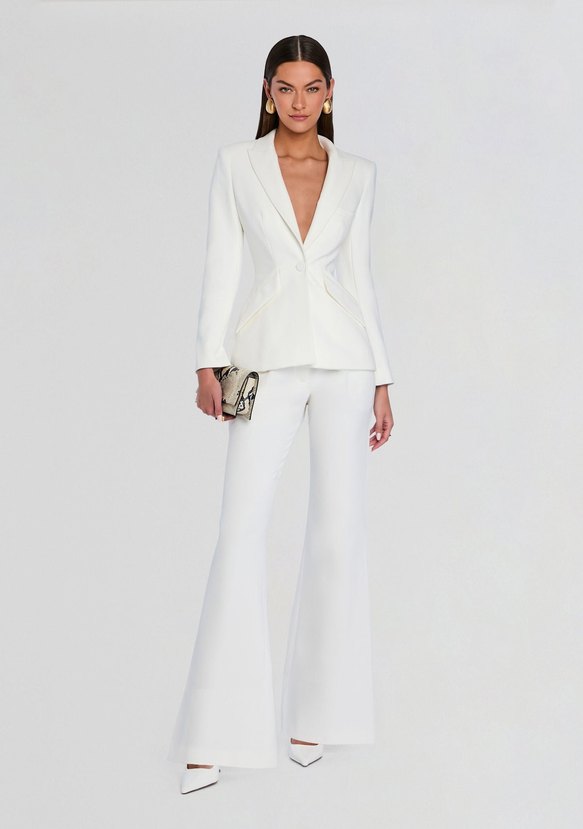 Pin Tuck Palazzo Pants