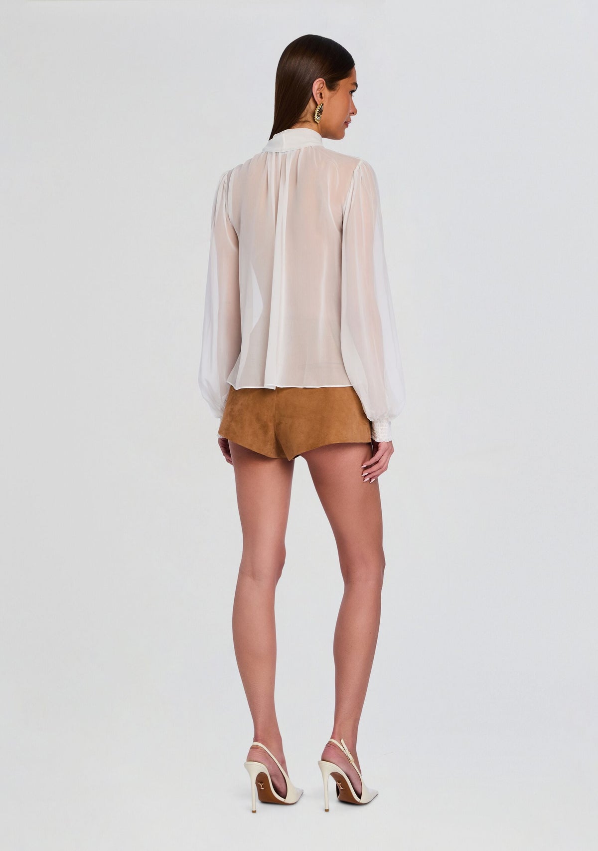 Hasli Silk Chiffon Top