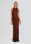 Henne Metallic Knit Maxi Dress