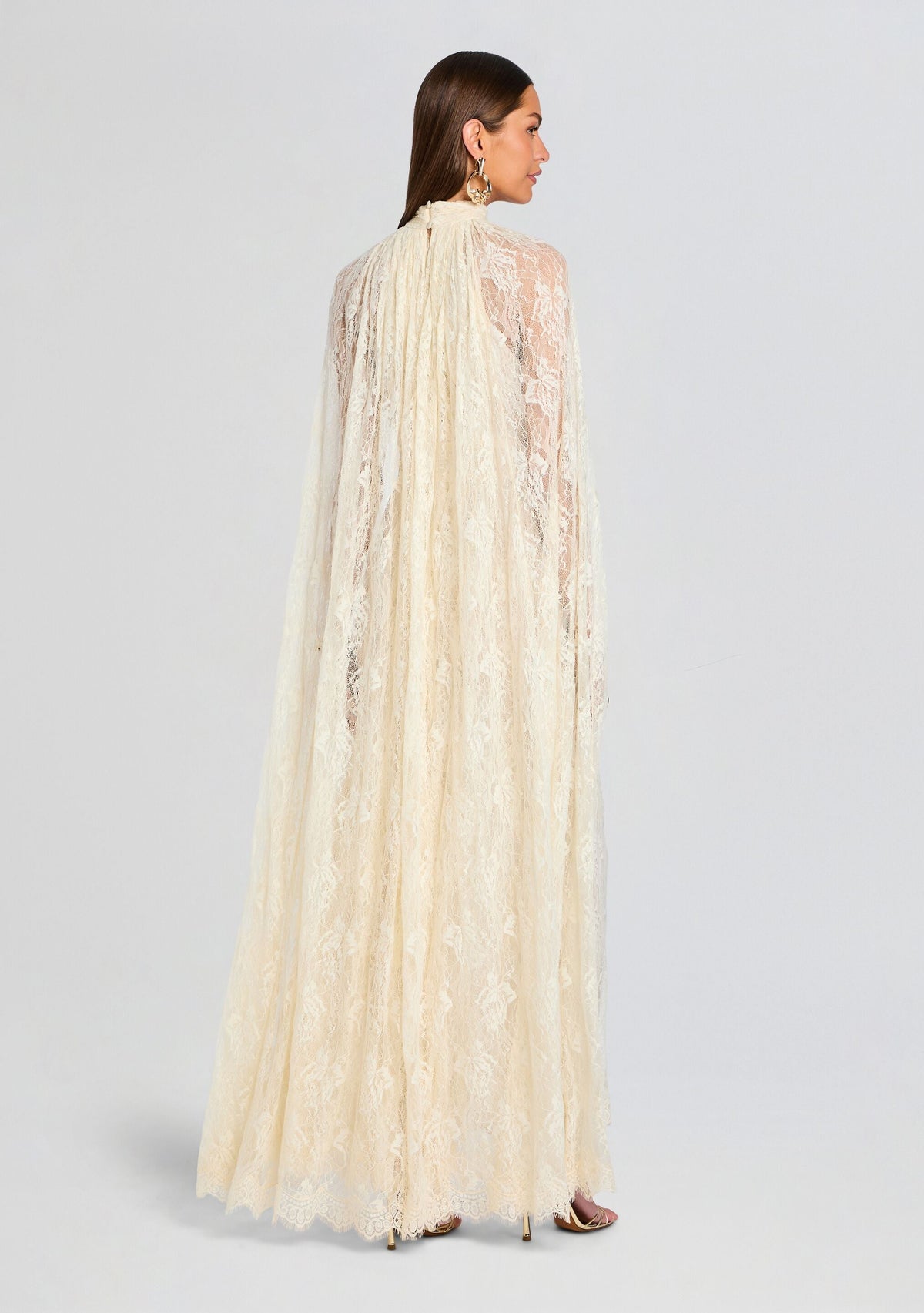 Onir Cape Maxi Dress