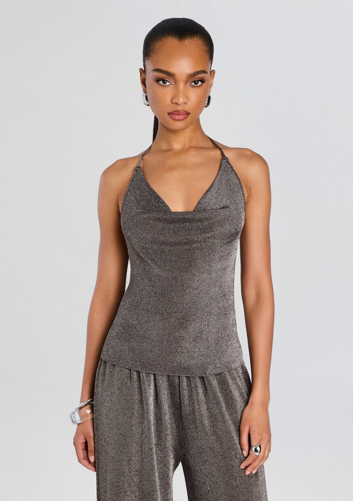 Esmerelda Metallic Knit Top