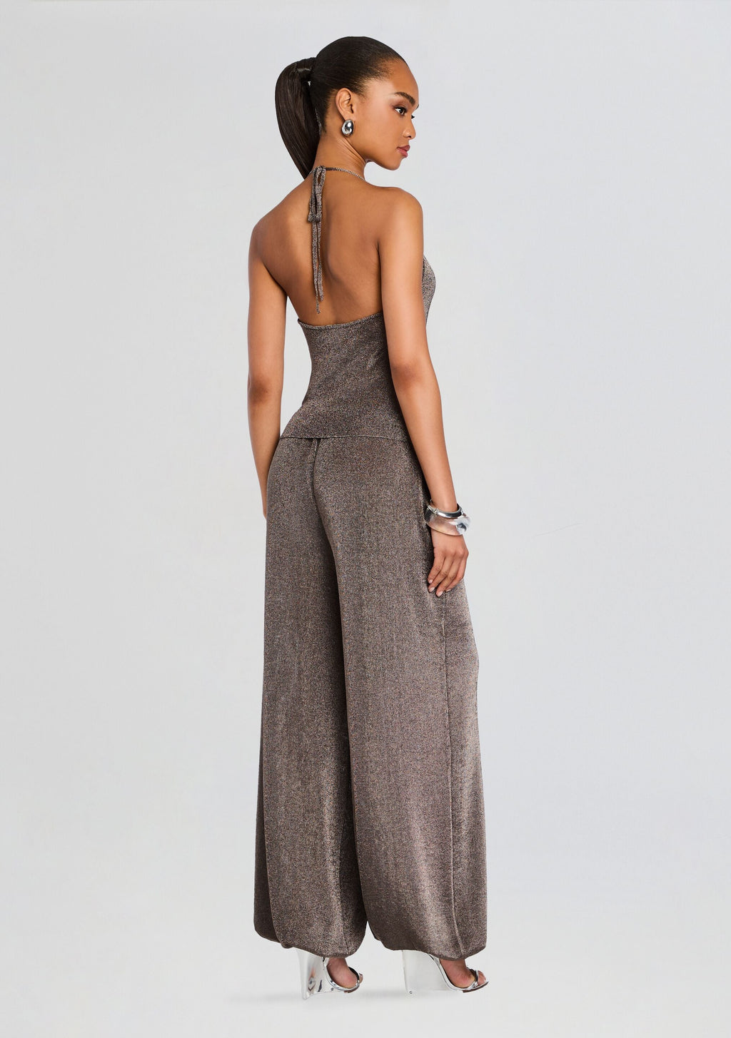 Esmerelda Metallic Knit Top