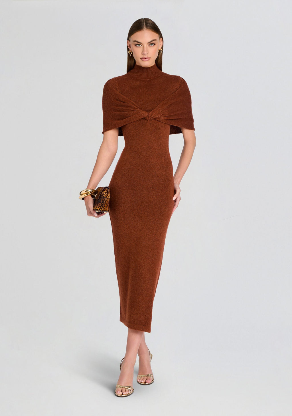 Wisteria Knit Midi Dress