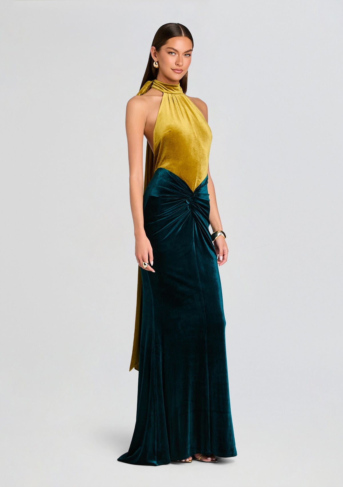 Goleta Velvet Dress