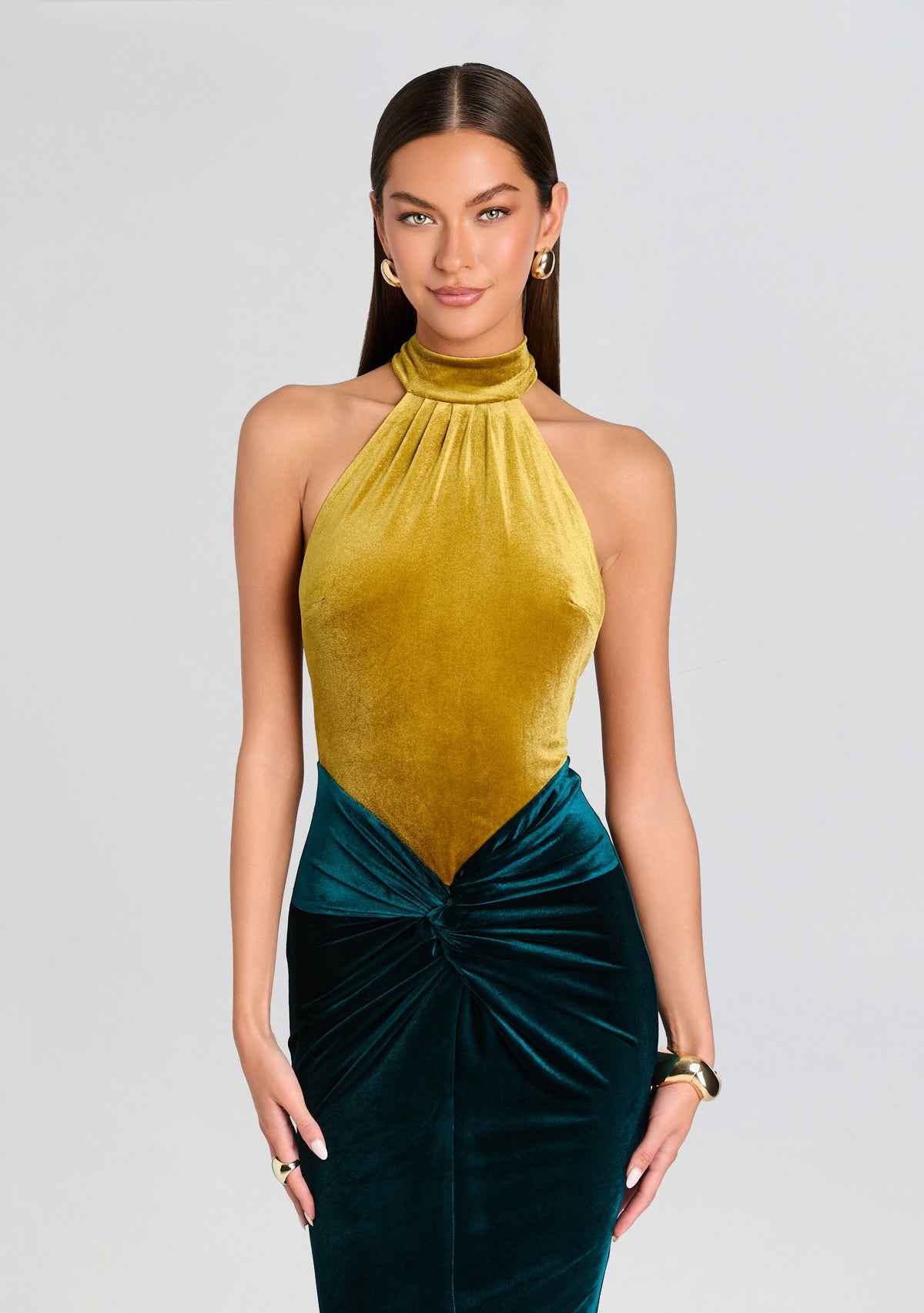 Goleta Velvet Dress