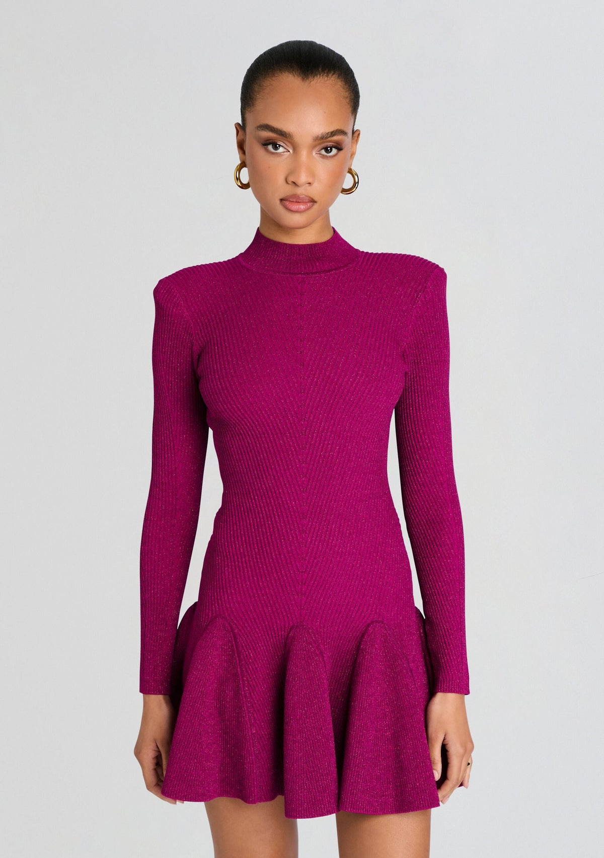 Sydonie Metallic Knit Dress