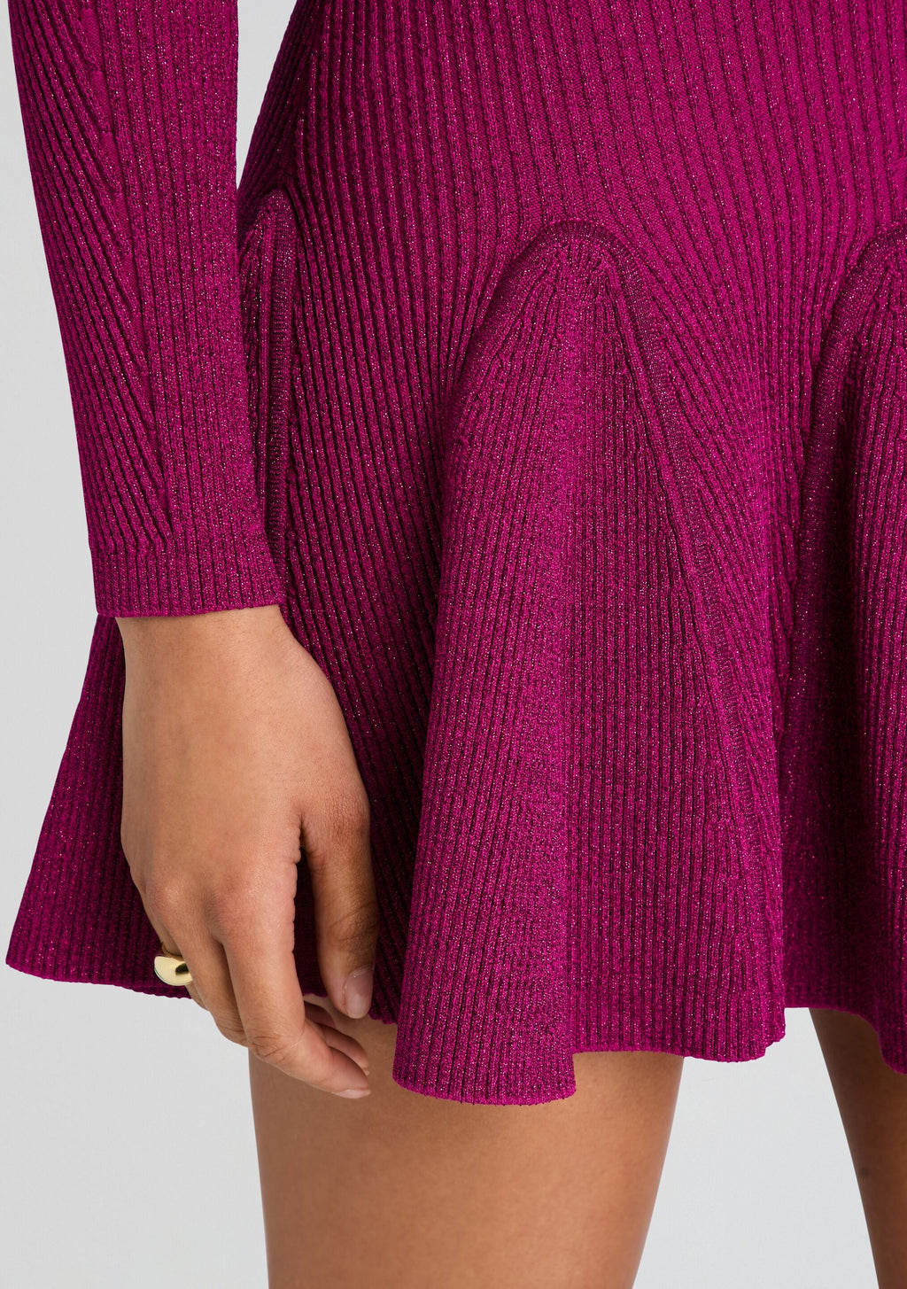Sydonie Metallic Knit Dress