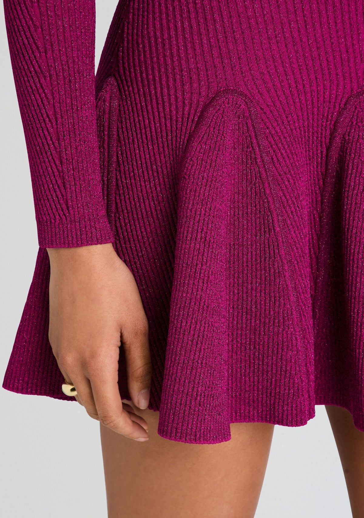 Sydonie Metallic Knit Dress