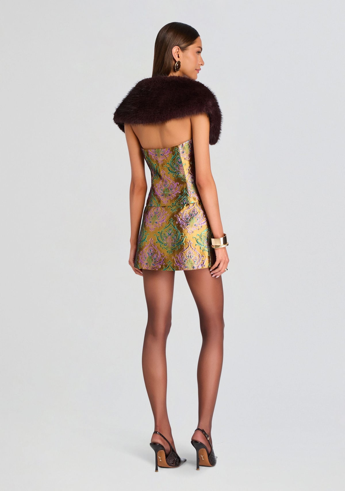 Delphira Brocade Skirt