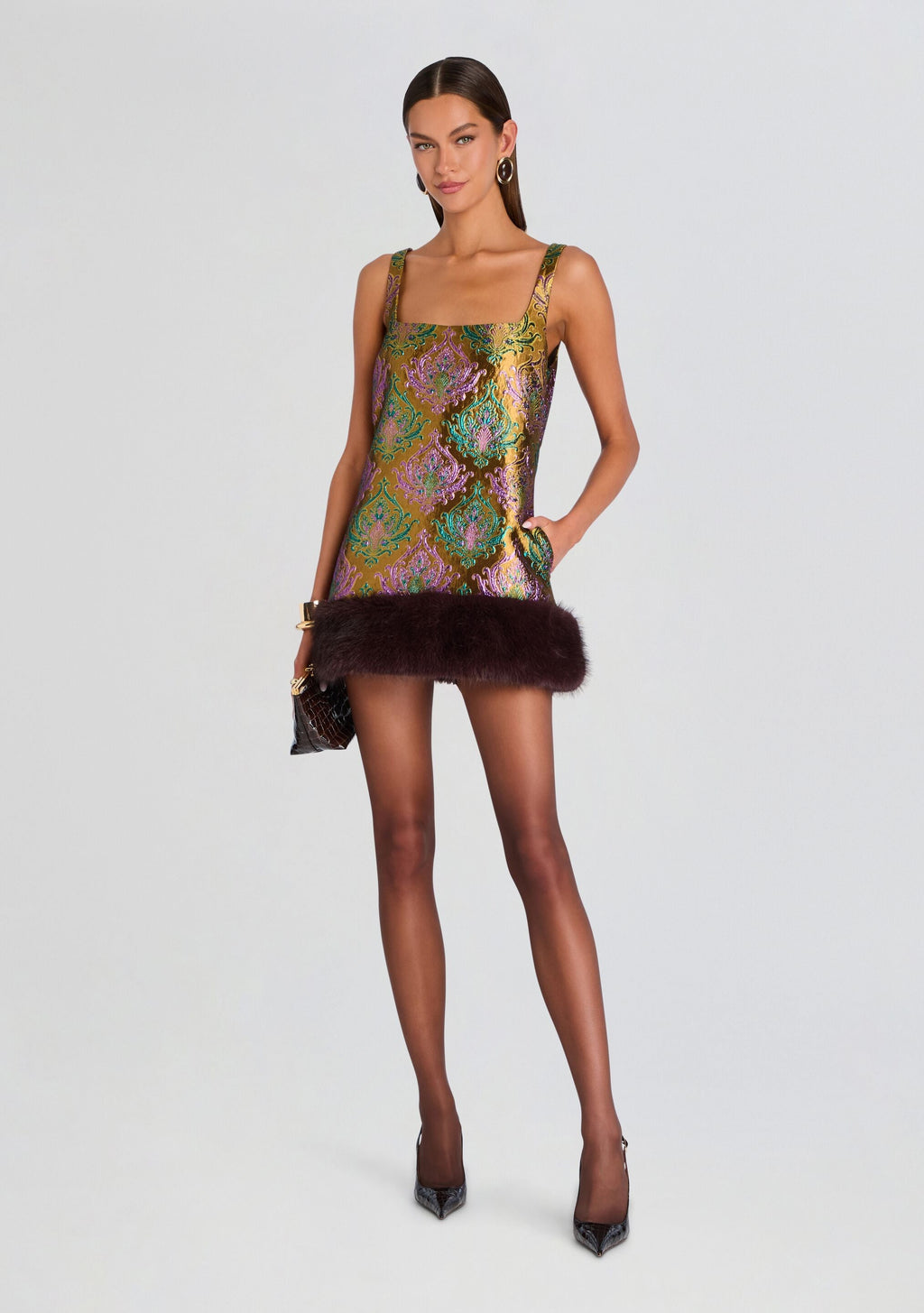 Sulvie Brocade Dress