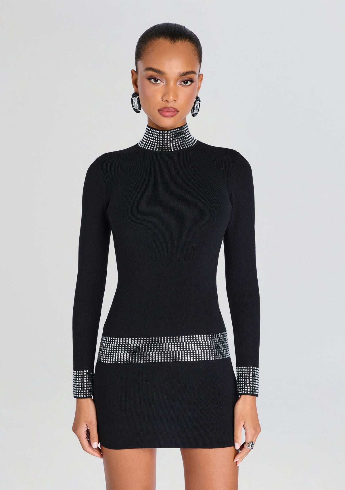 Naema Embellished Knit Dress