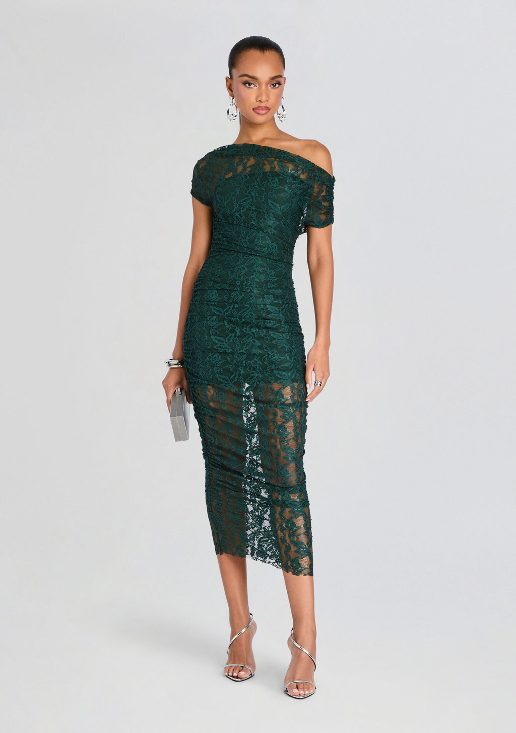 Noel Lace Midi Dress