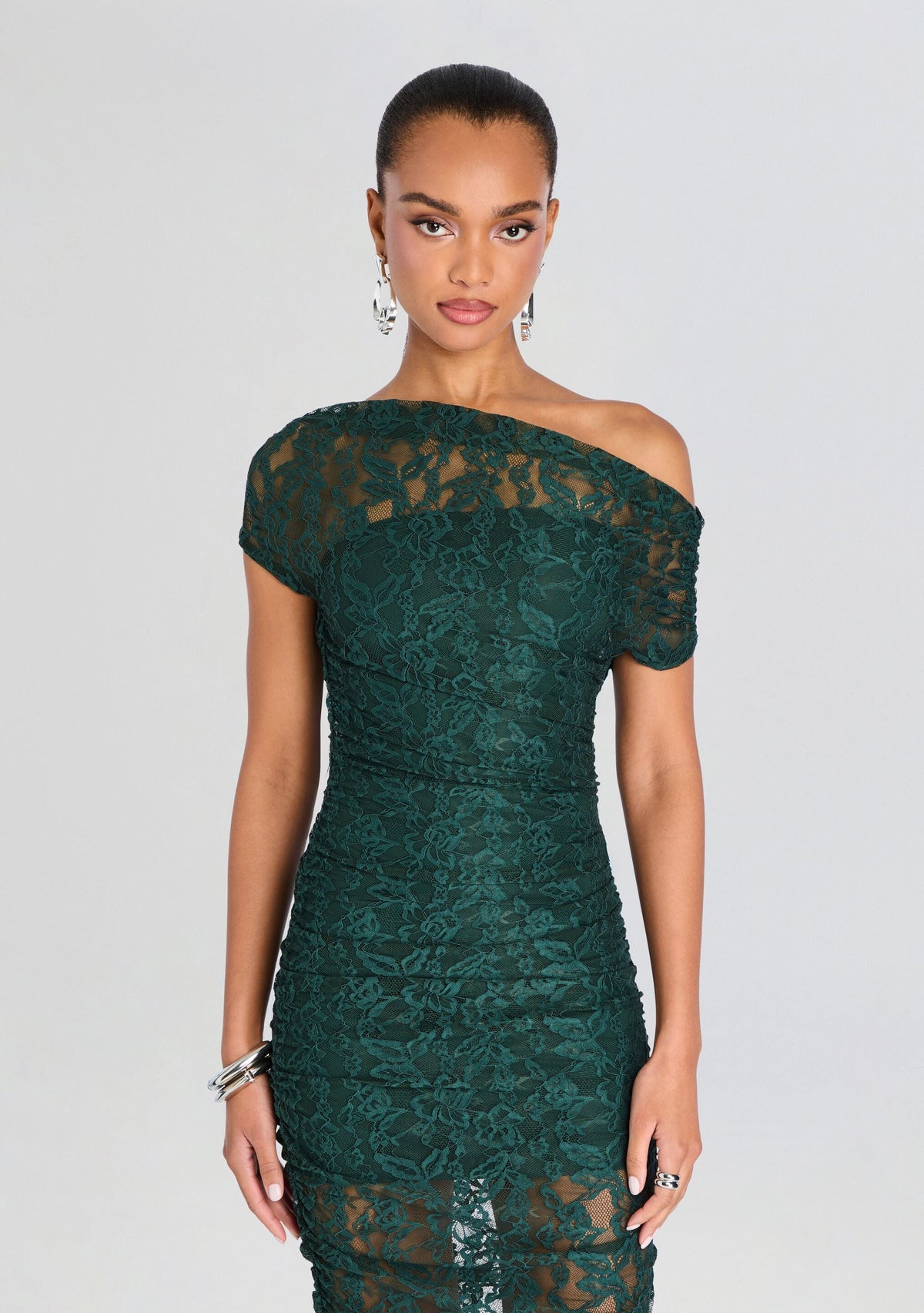 Noel Lace Midi Dress
