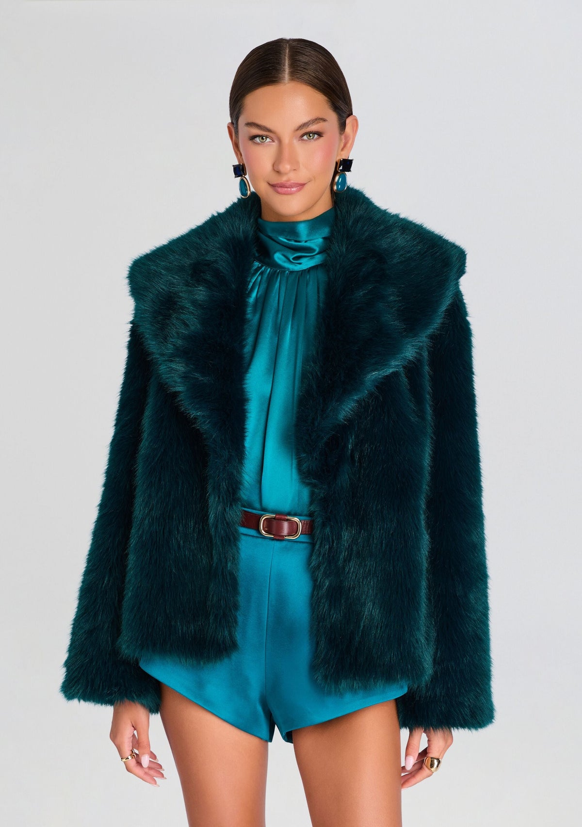 Olsen Faux Fur Jacket