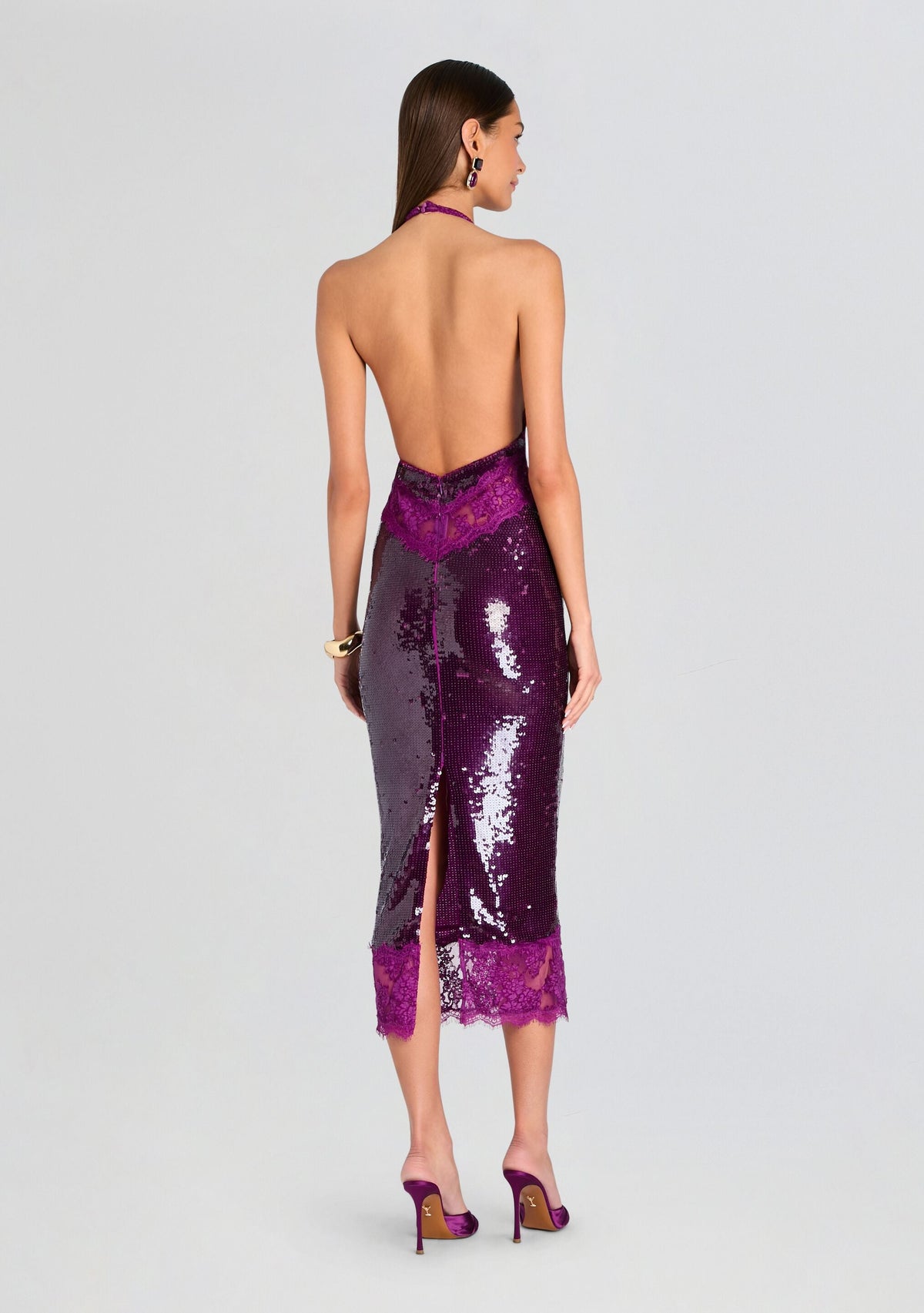 Vicky Sequin Lace Dress