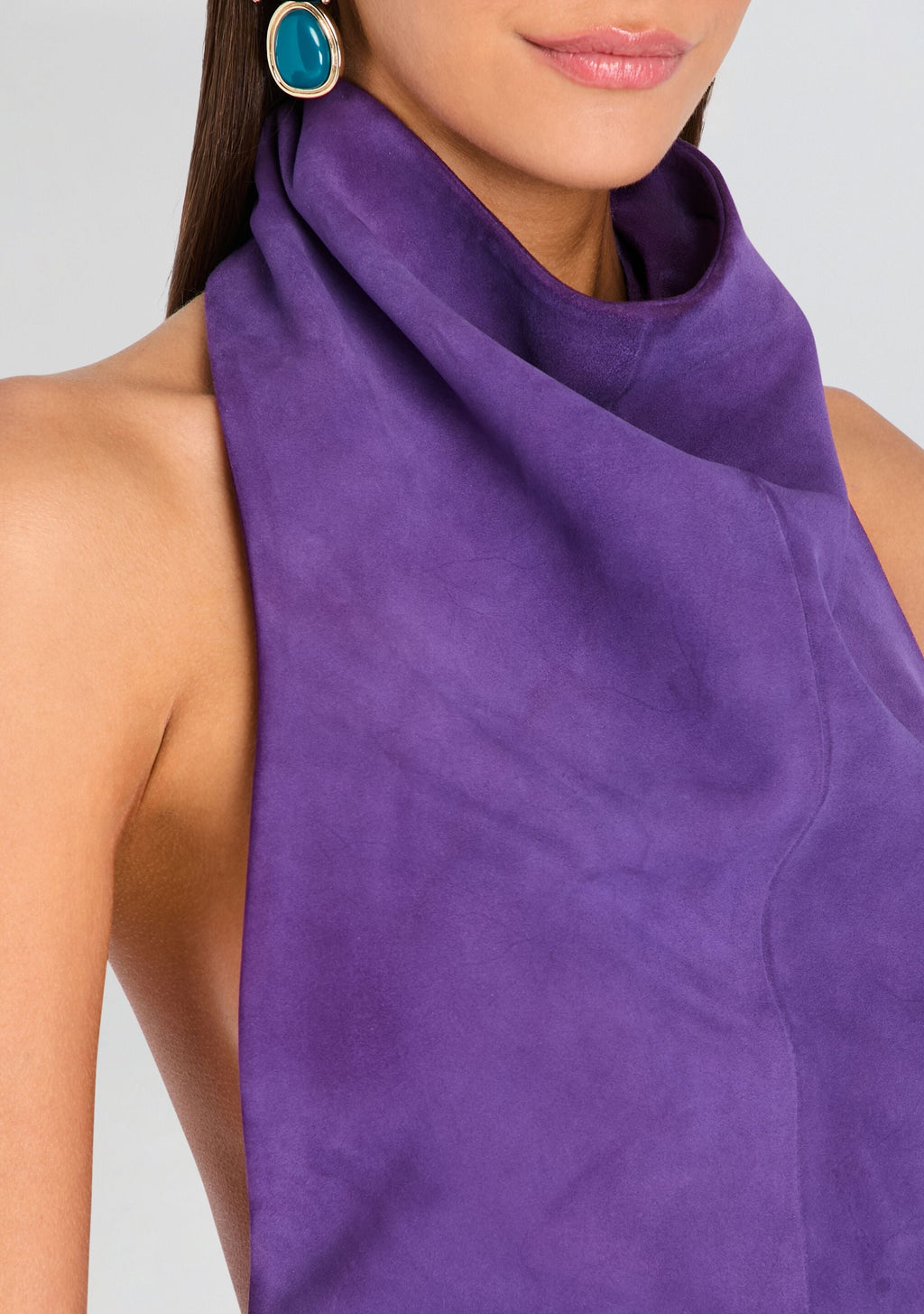 Zoriel Suede Dress