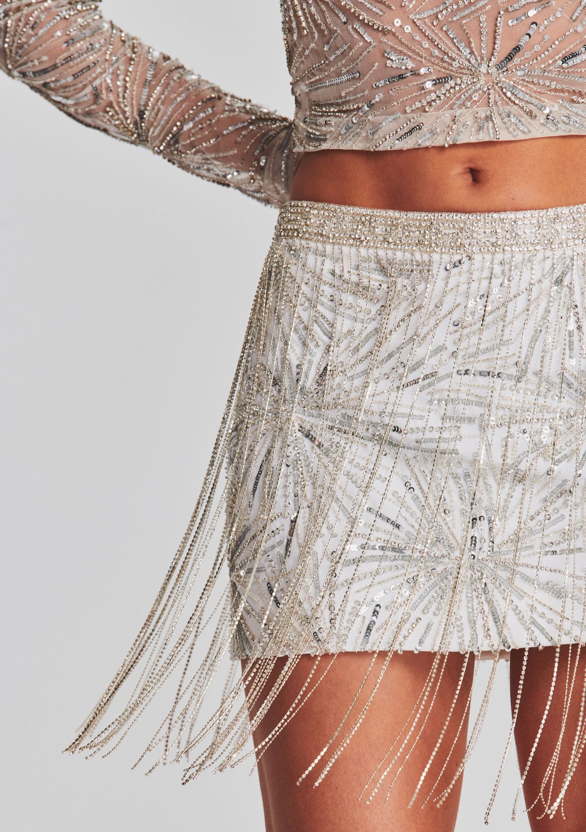 Beatrix Sequin Skirt