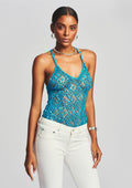 Molly Sequin Crochet Top