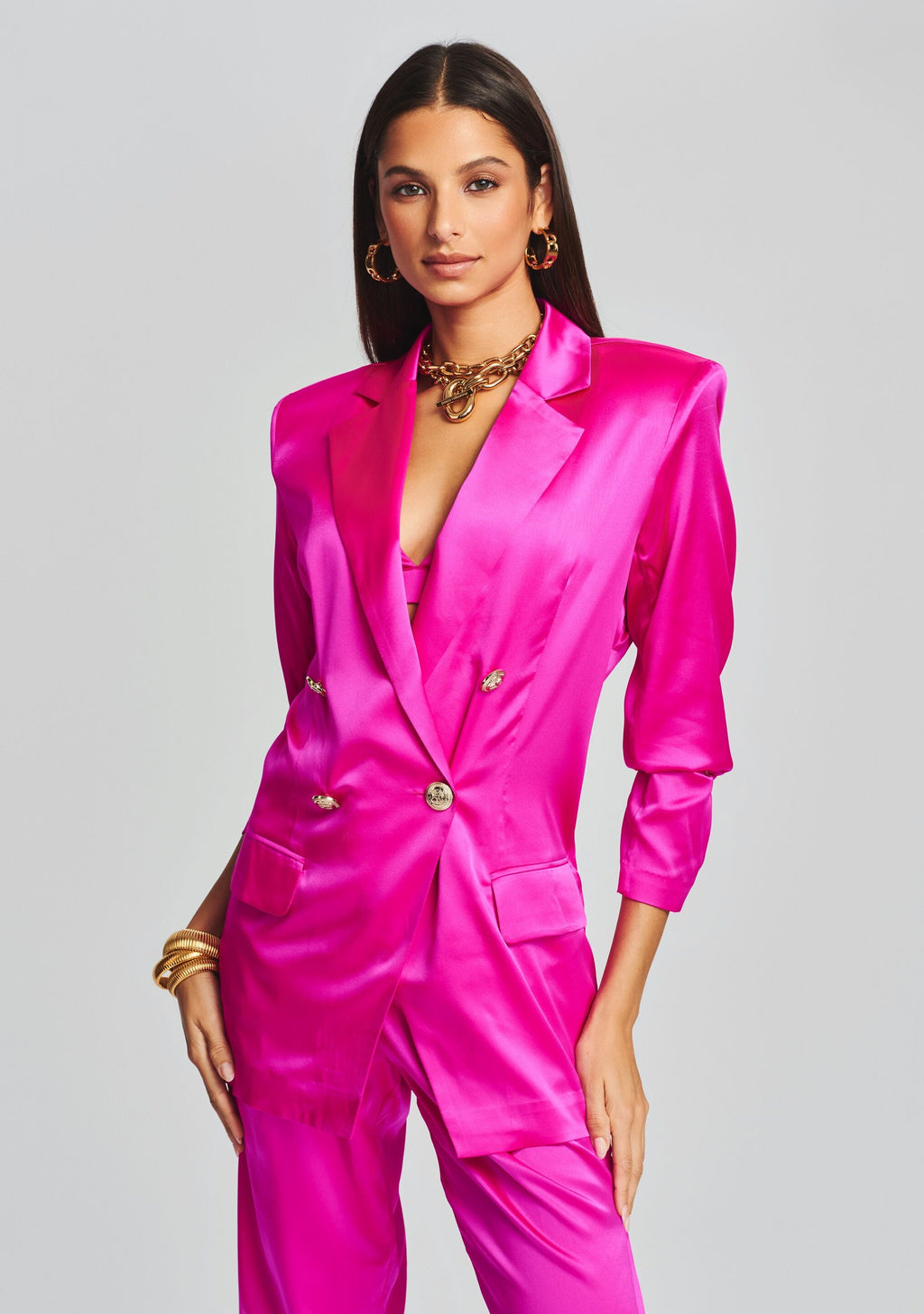 Pandora Silk Blazer