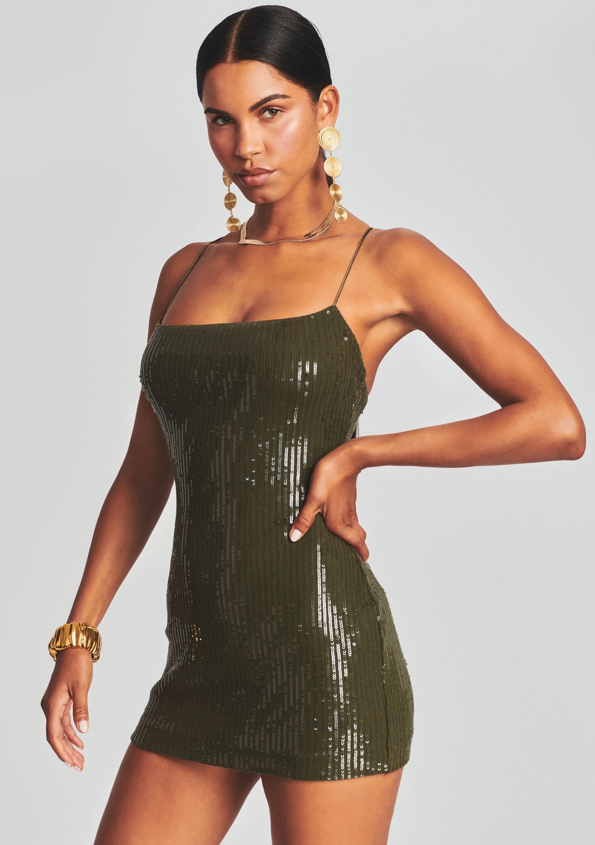 Hudson Sequin Knit Dress