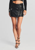 Monte Leather Skirt