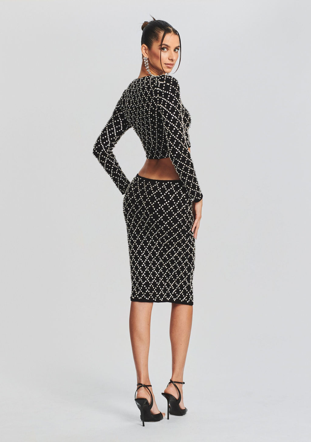 Brooks Embellished Chiffon Top