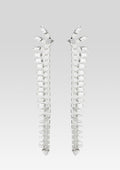 Snake Skin Crystal Earrings