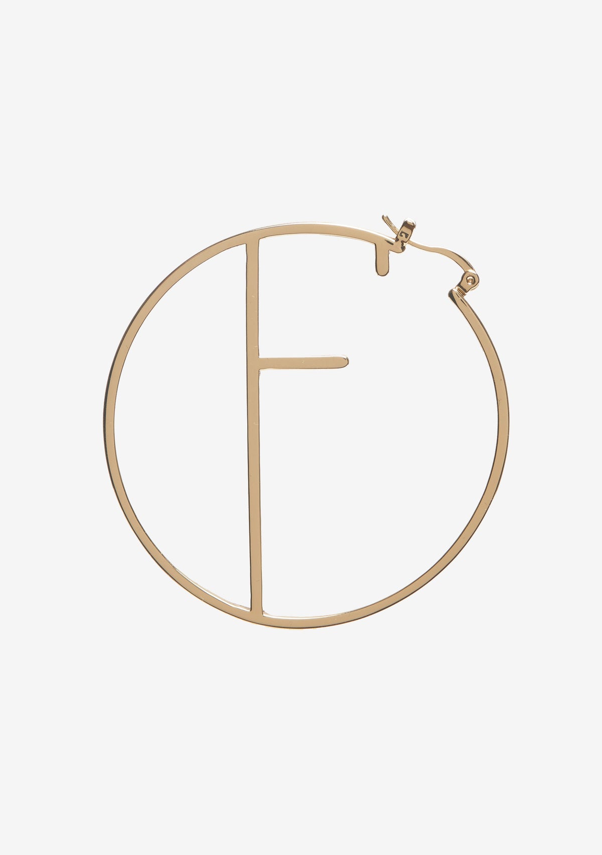 Hoop Letter Earring