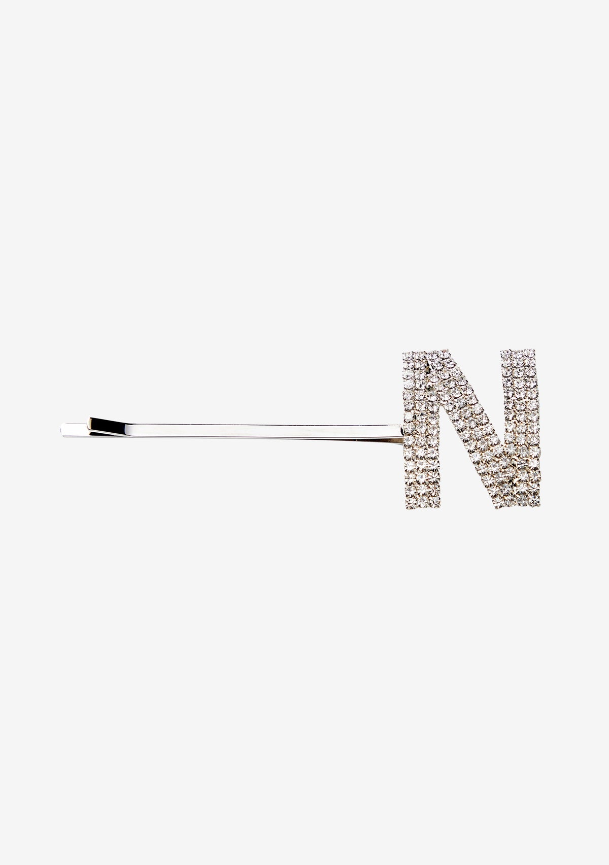 Rhinestone Alphabet Hair Clip