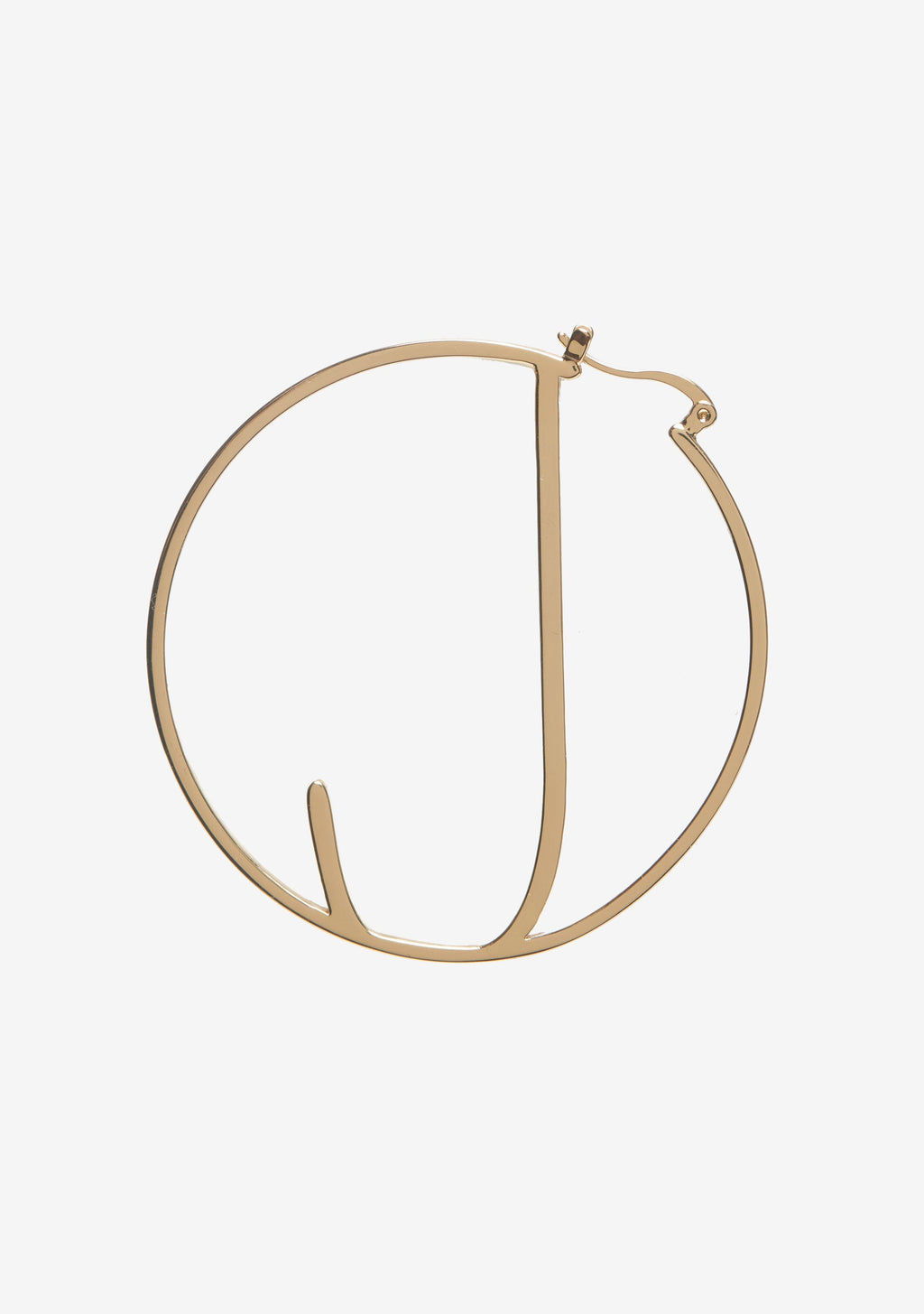 Hoop Letter Earring