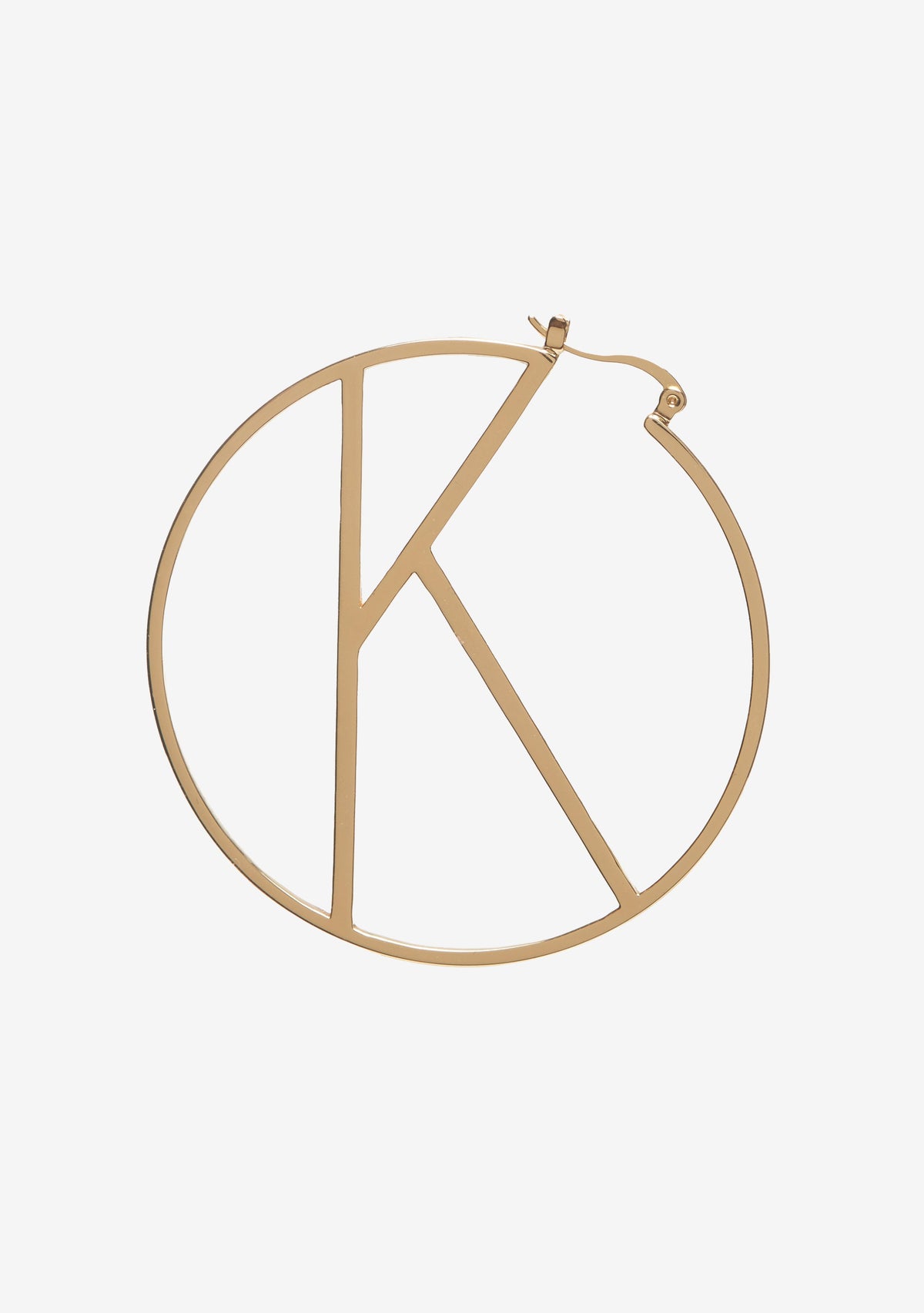 Hoop Letter Earring