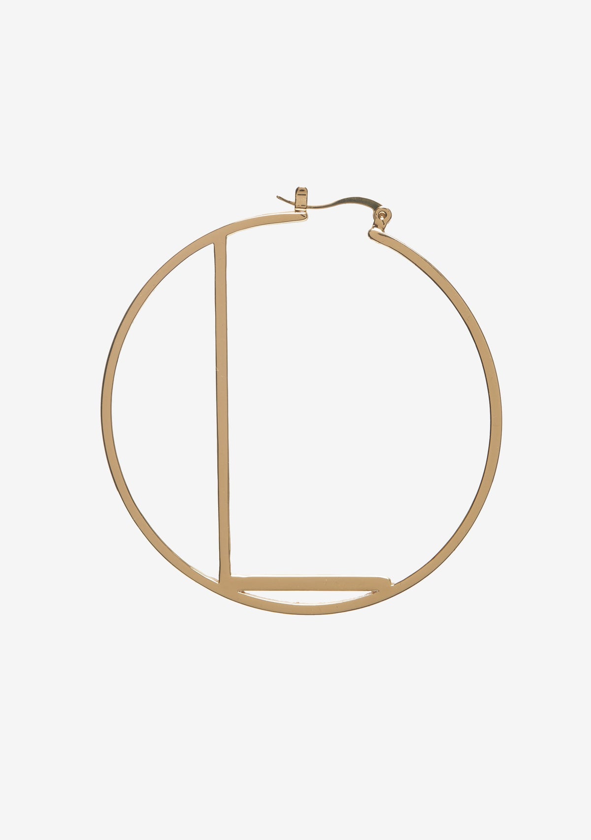 Hoop Letter Earring