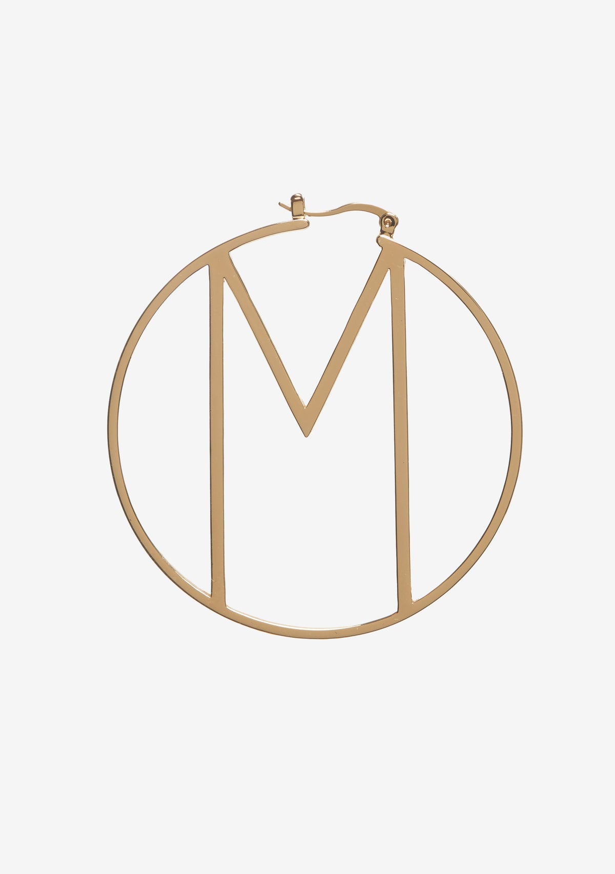 Hoop Letter Earring