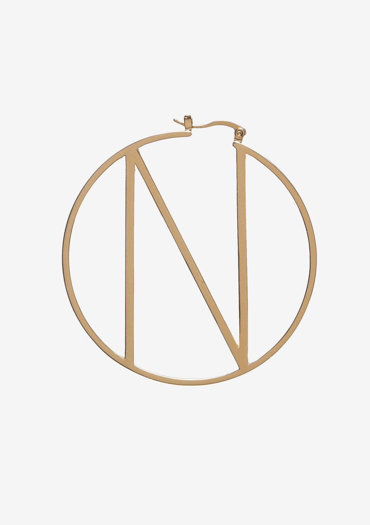 Hoop Letter Earring