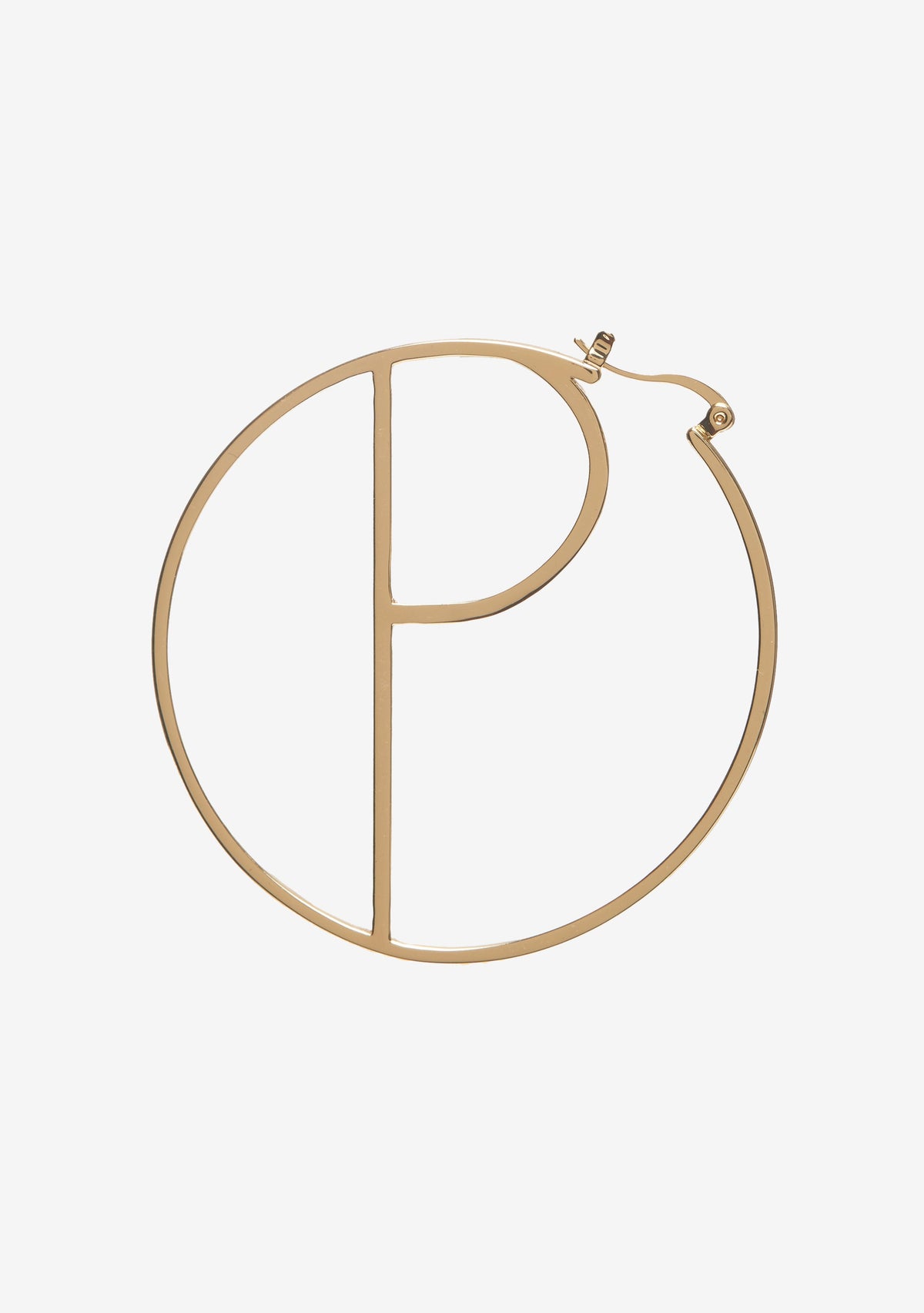 Hoop Letter Earring