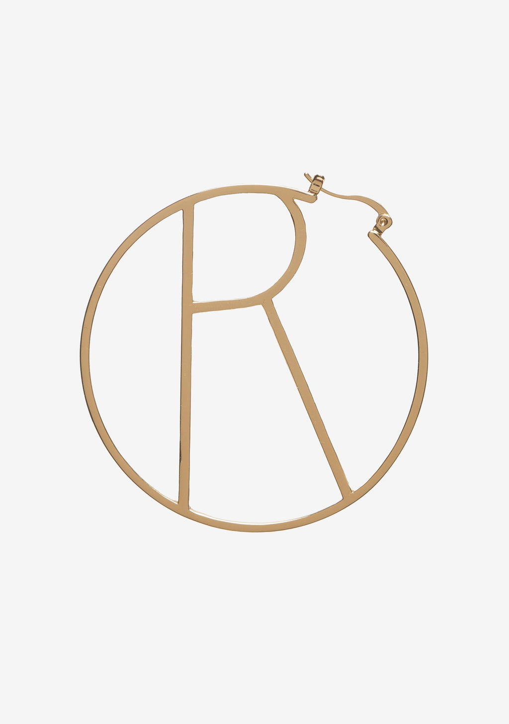 Hoop Letter Earring