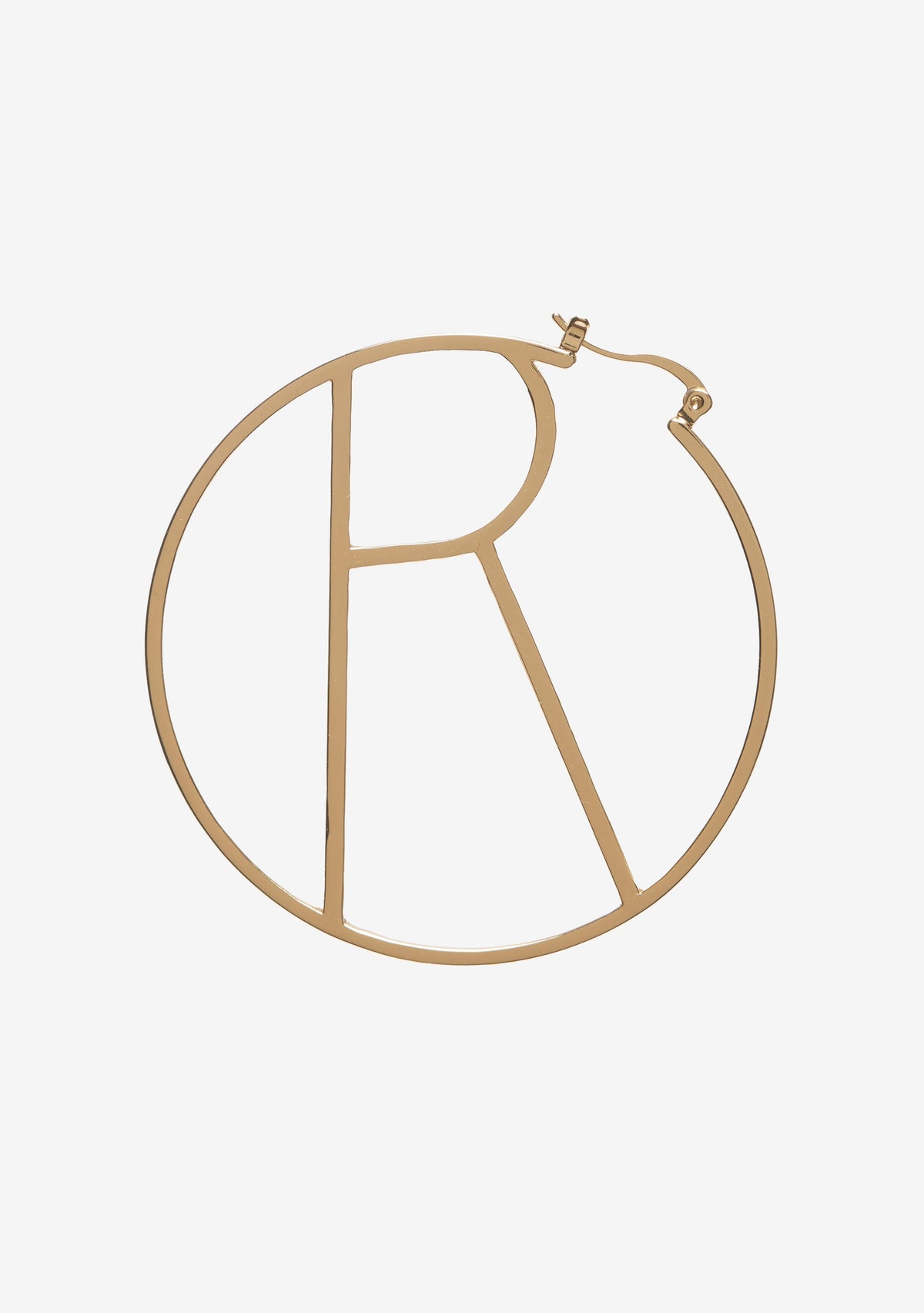 Hoop Letter Earring