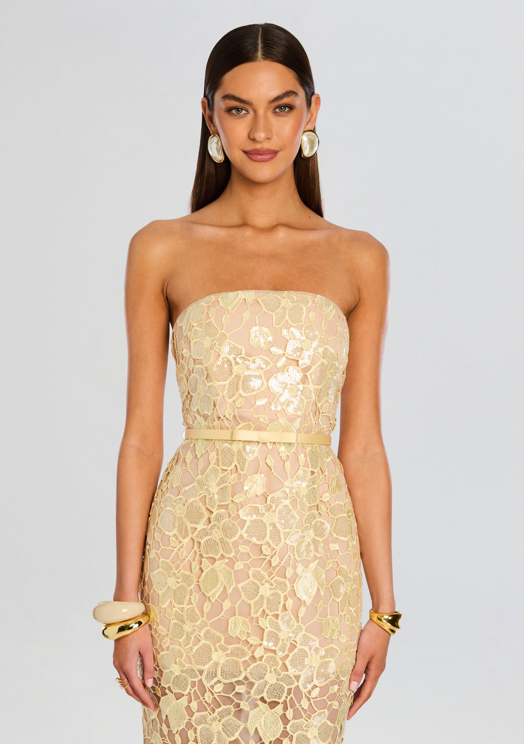 Rowena Sequin Lace Dress