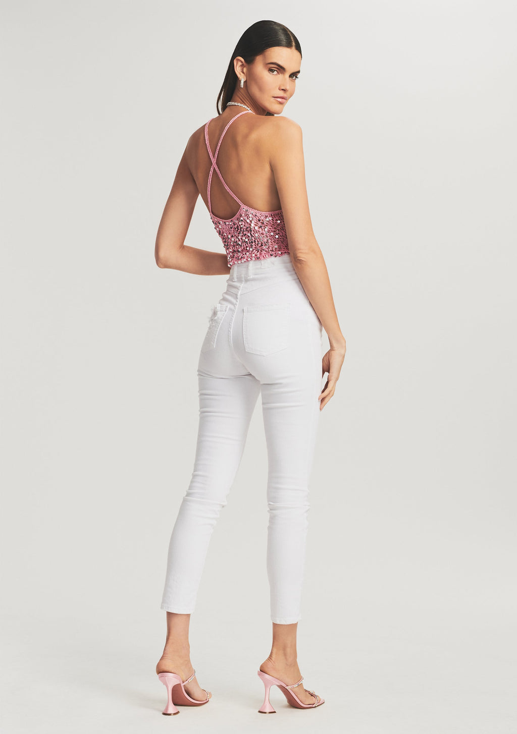 Molly Sequin Crochet Top