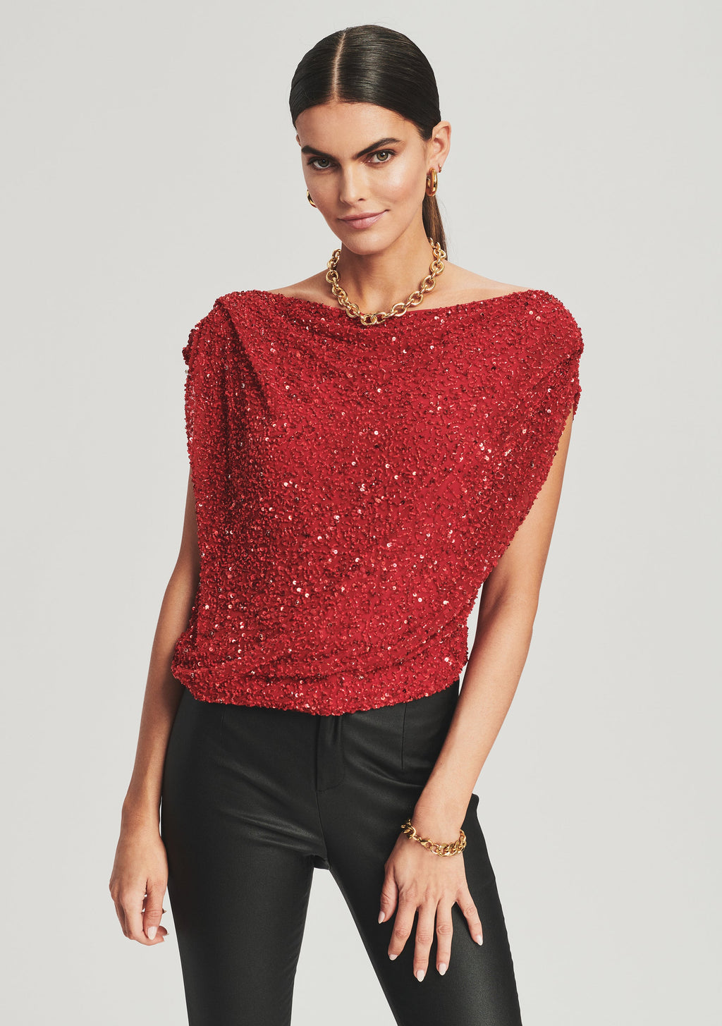 Myles Sequin Top