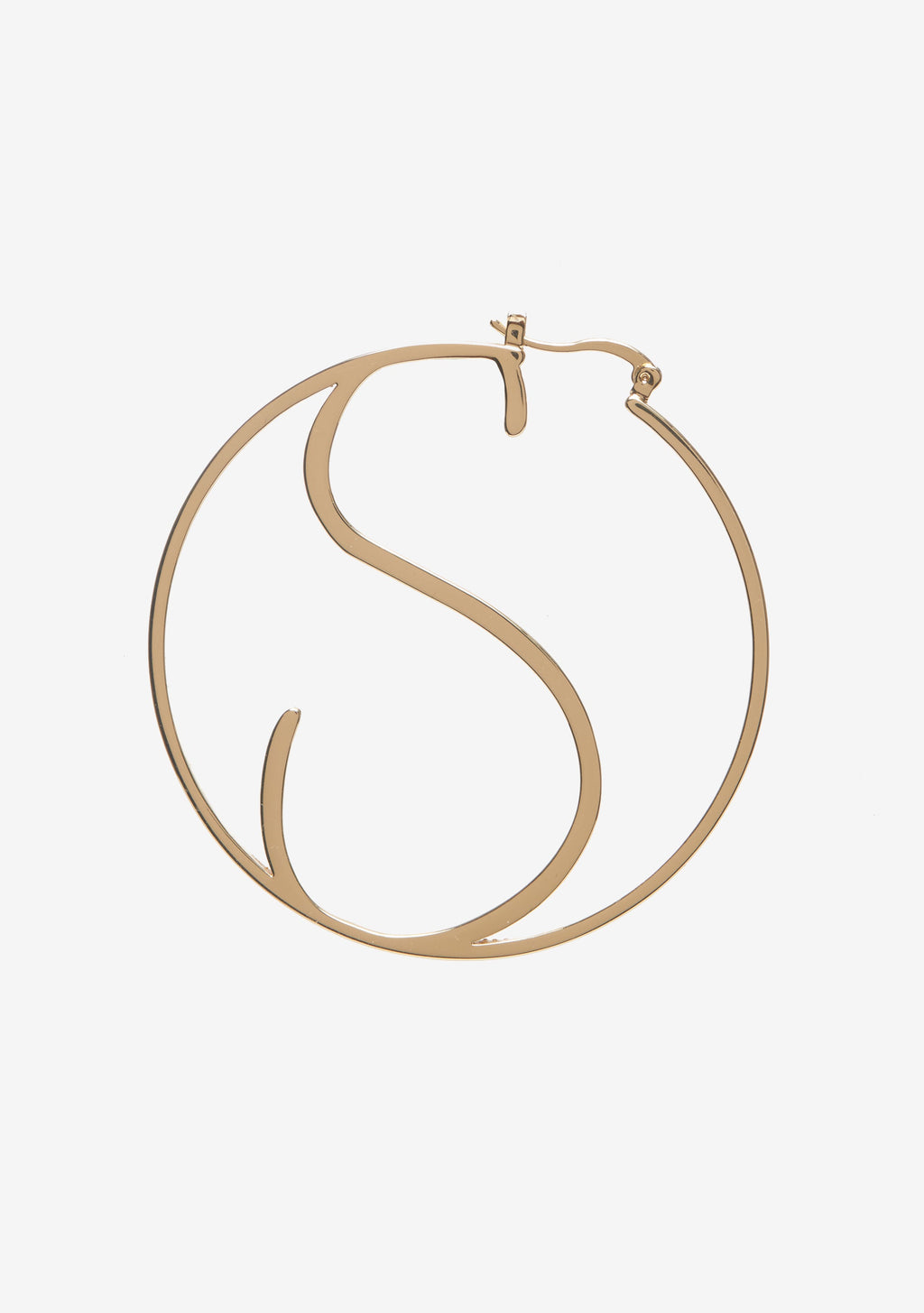 Hoop Letter Earring